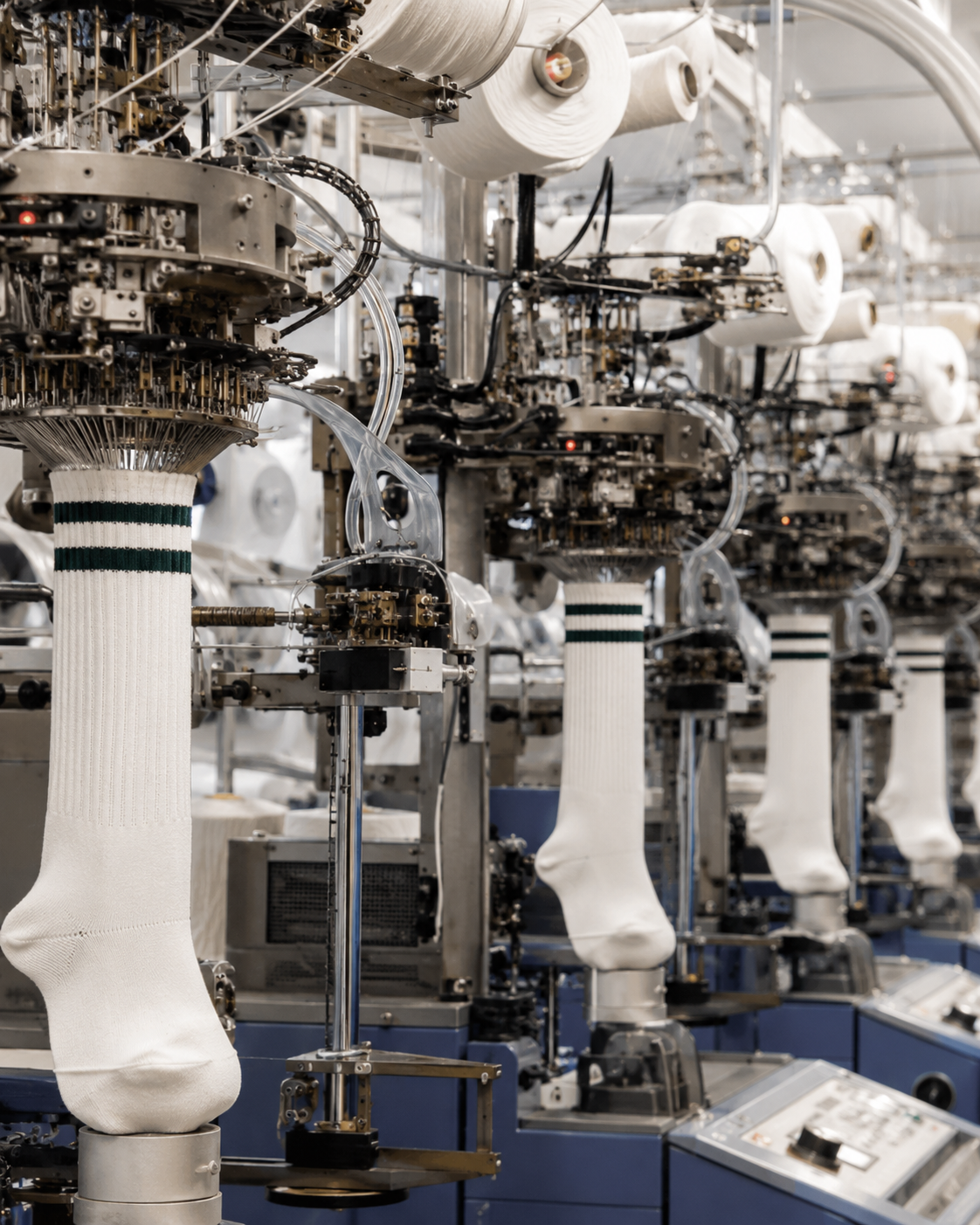 Production of company socks in Europe