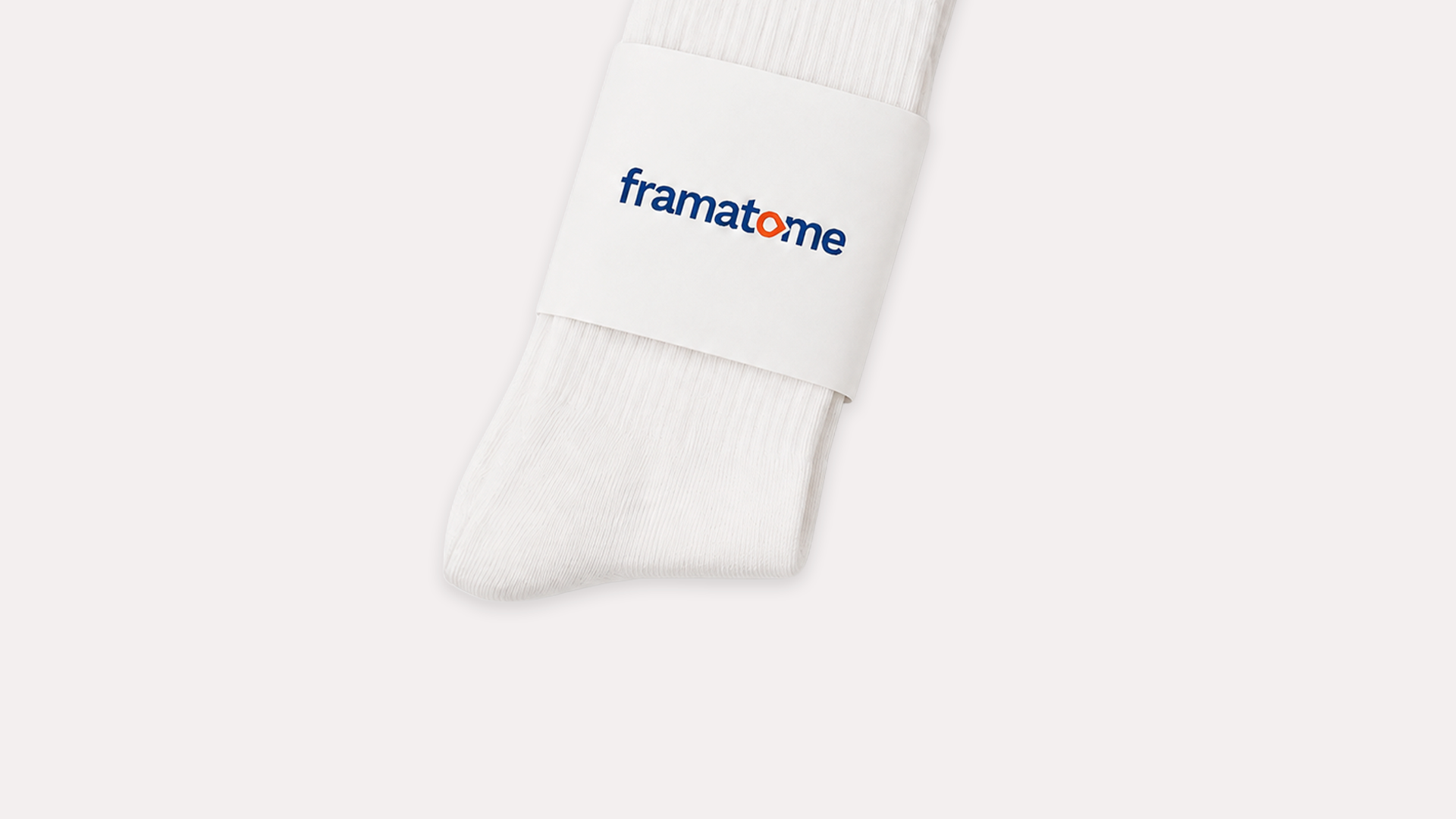 Company socks with custom packaging