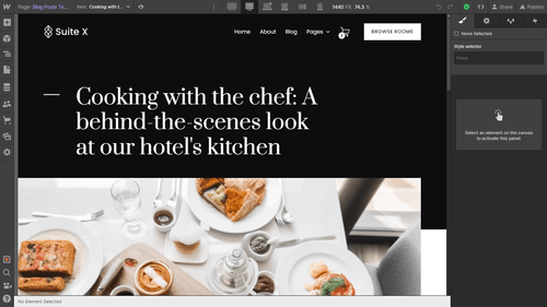 CMS Page - Suite X Webflow Template