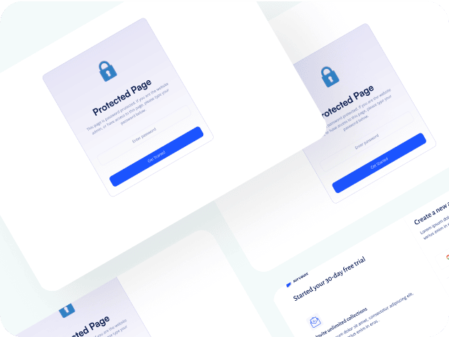 AirVault webflow template image