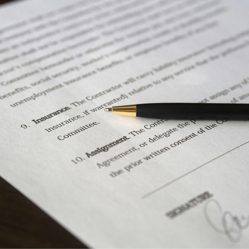 Insurance paperwork