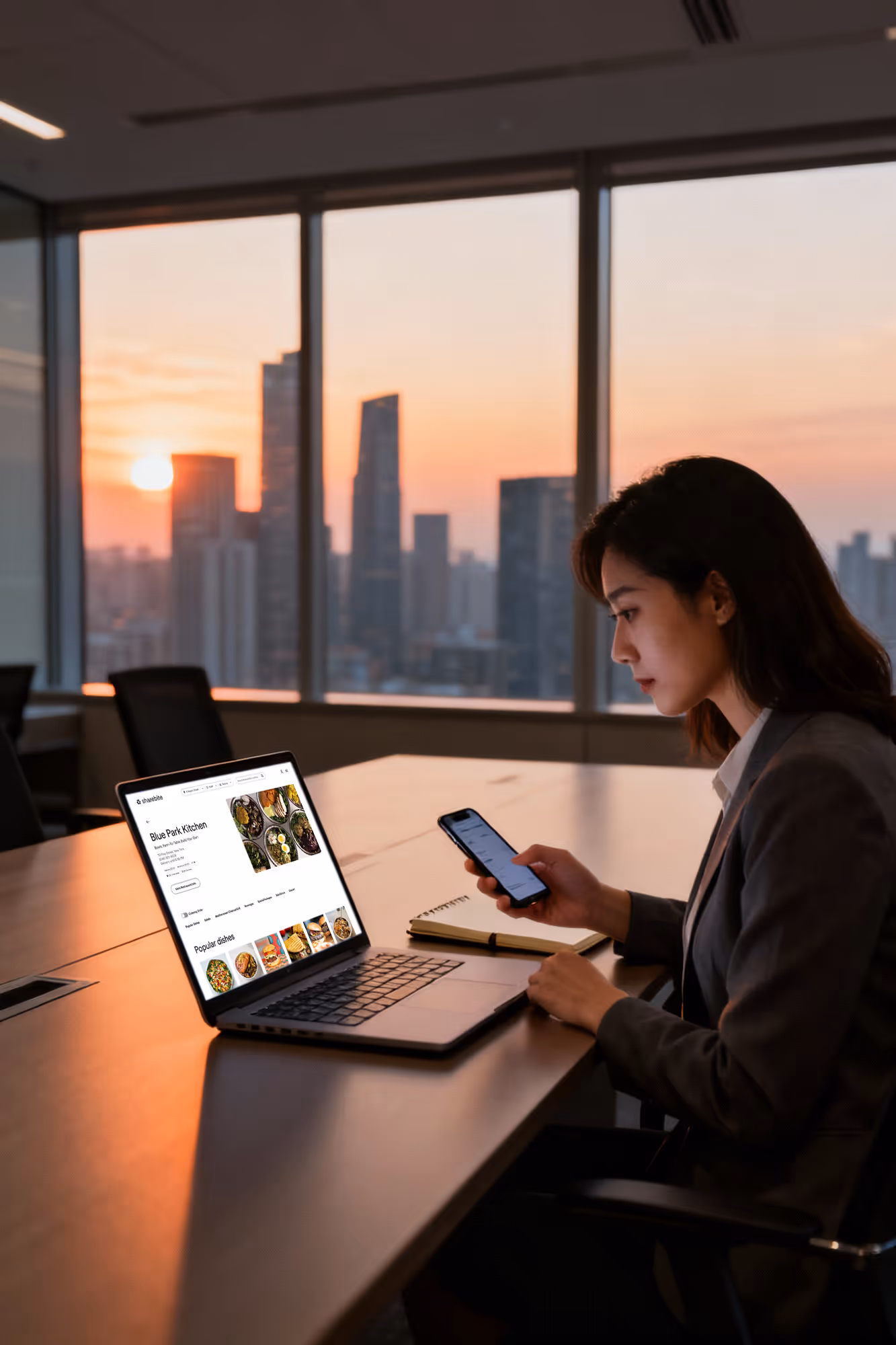 women using sharebite meal benefits in office