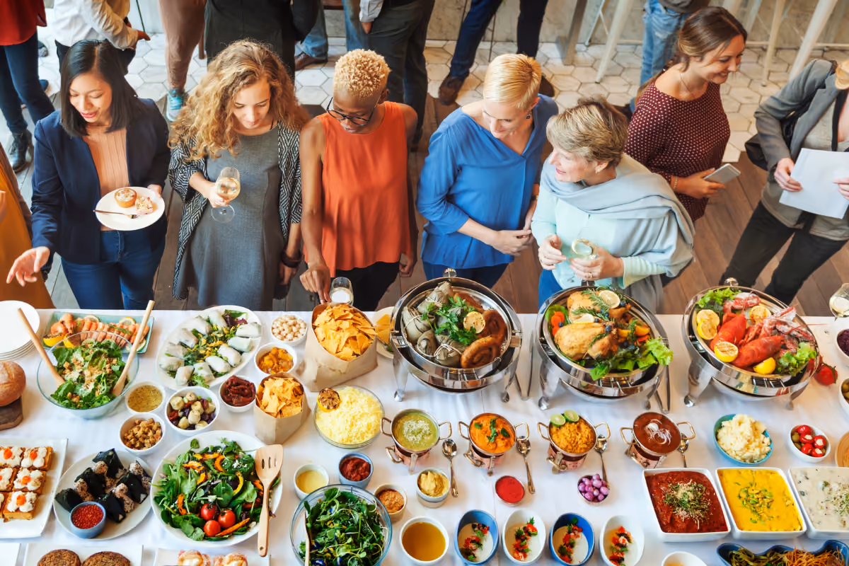 catering with ample dietary options
