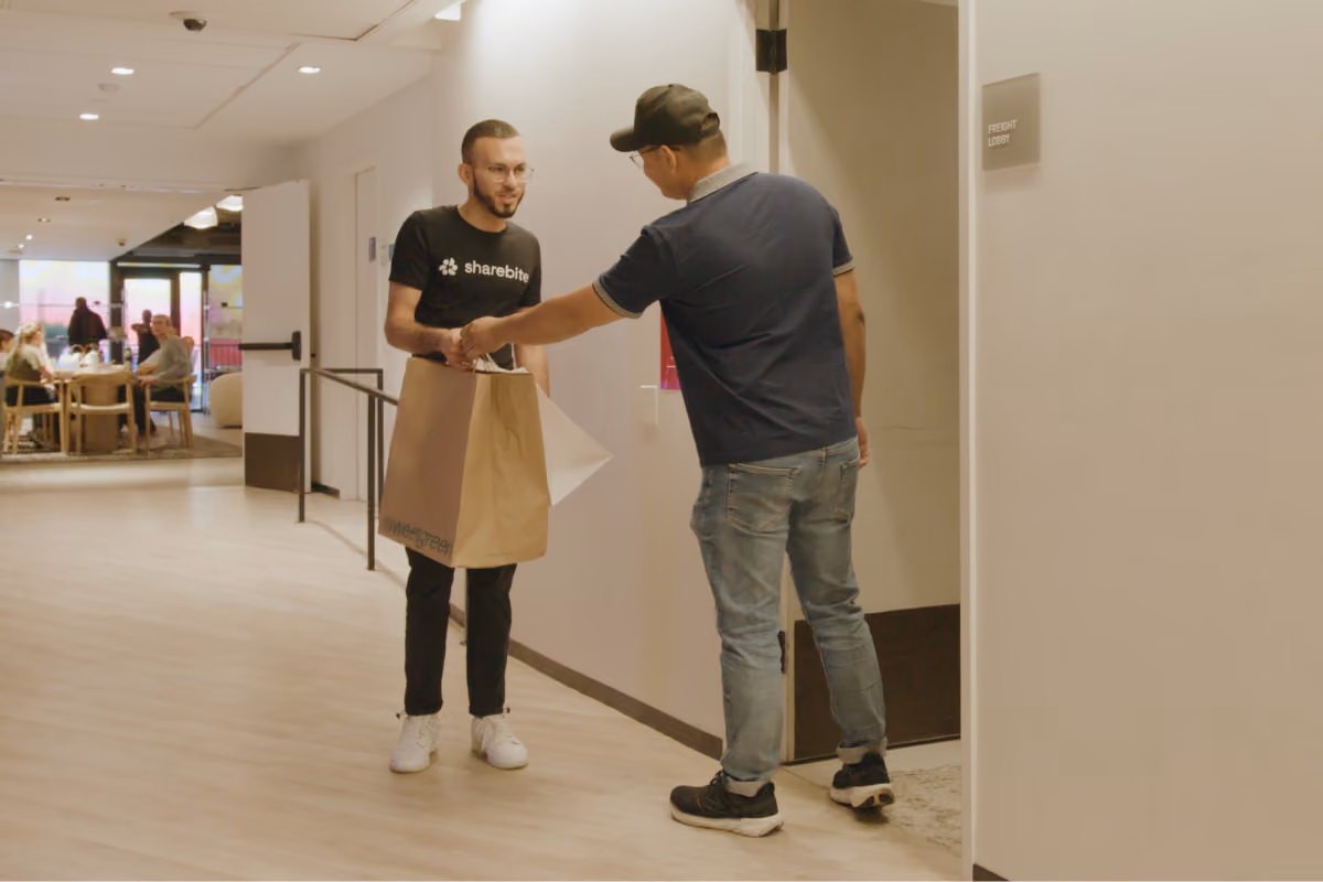 on-time delivery of office meals