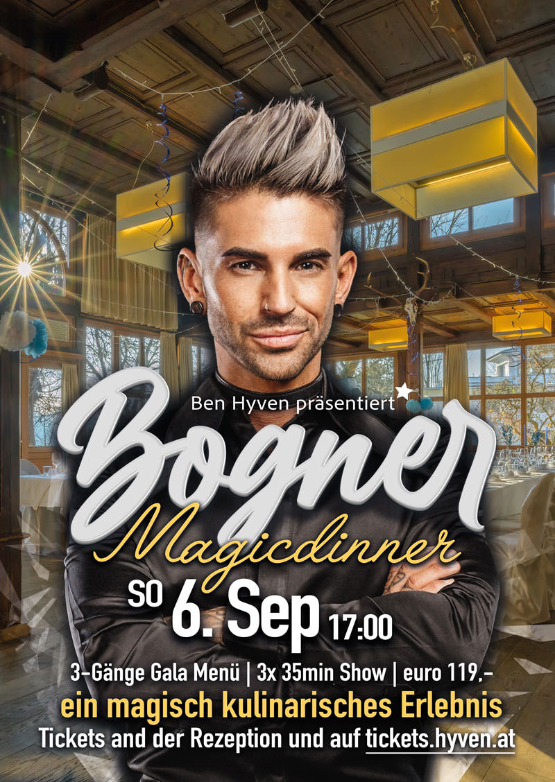 6.Sep | Bogner Magic Dinner