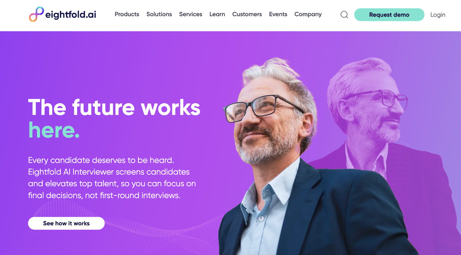Eightfold.ai's platform for AI candidate screening