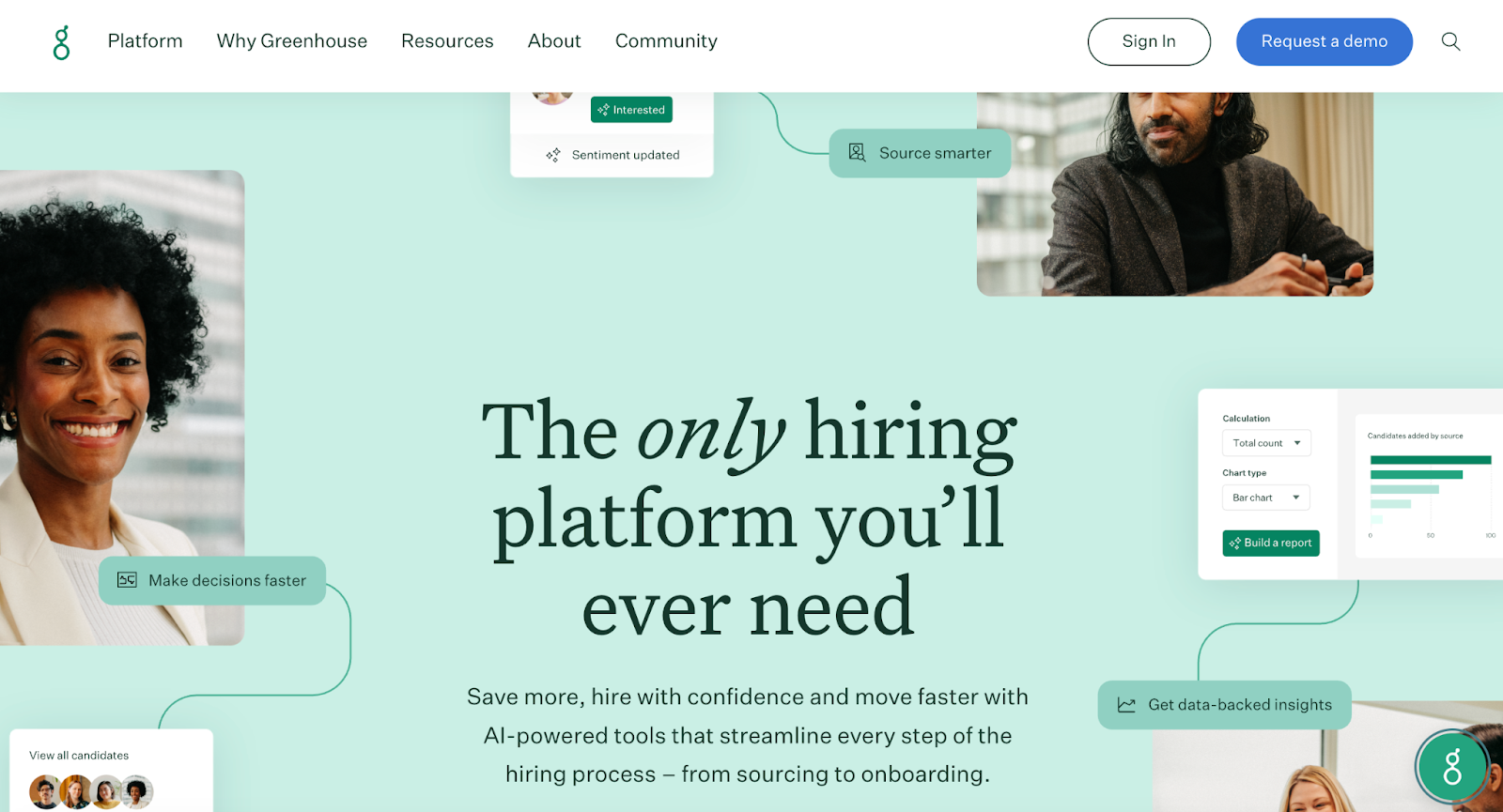 Save more and hire with confidence with Greenhouse