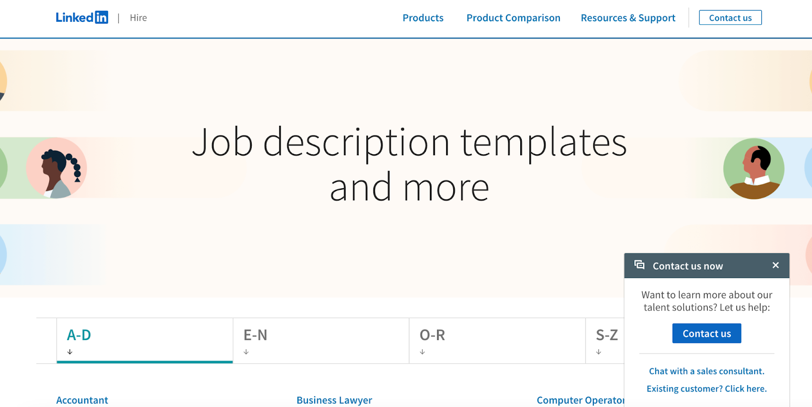 Generate a professional job description using LinkedIn tools