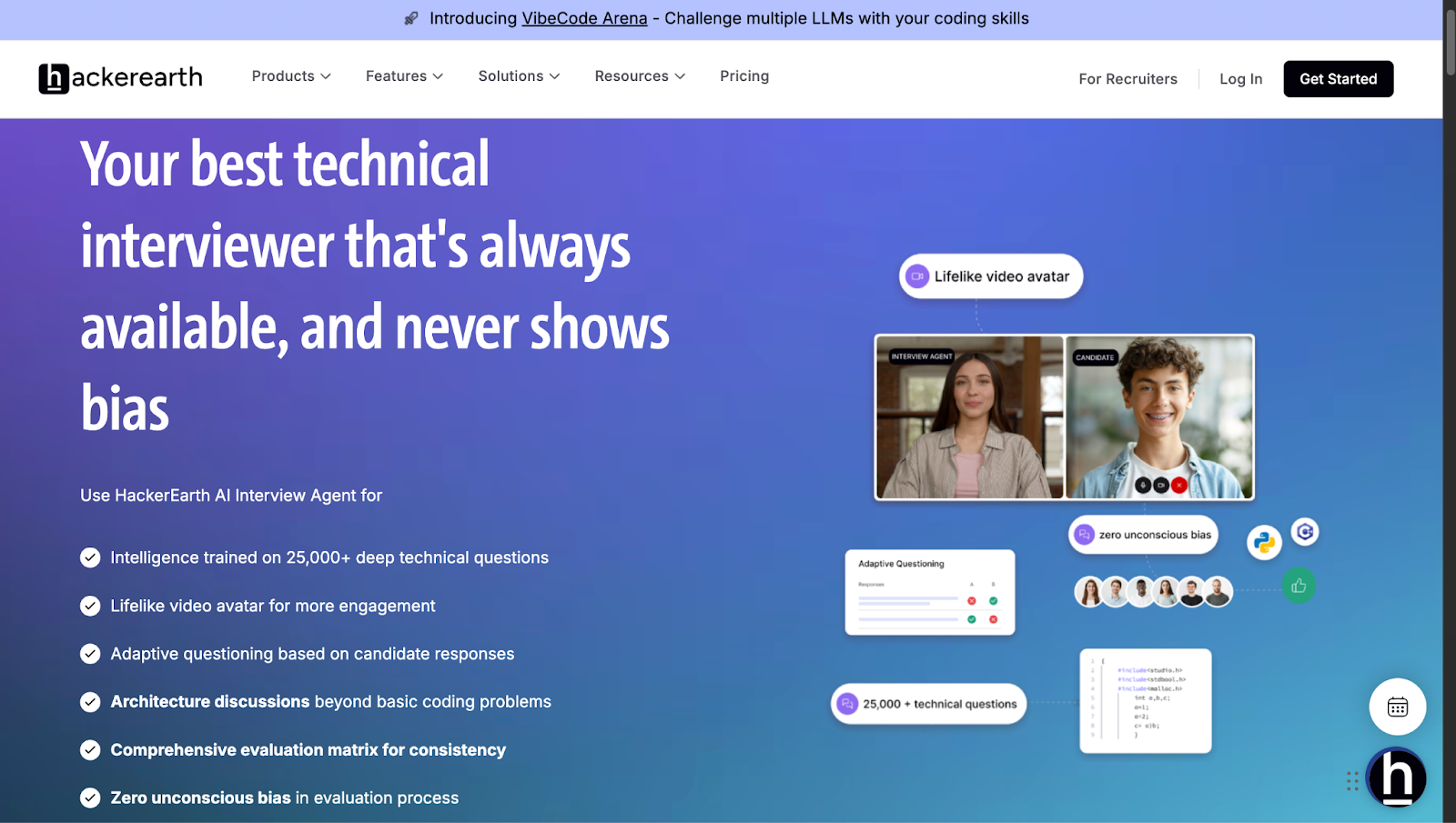Experience zero unconscious bias in the evaluation process