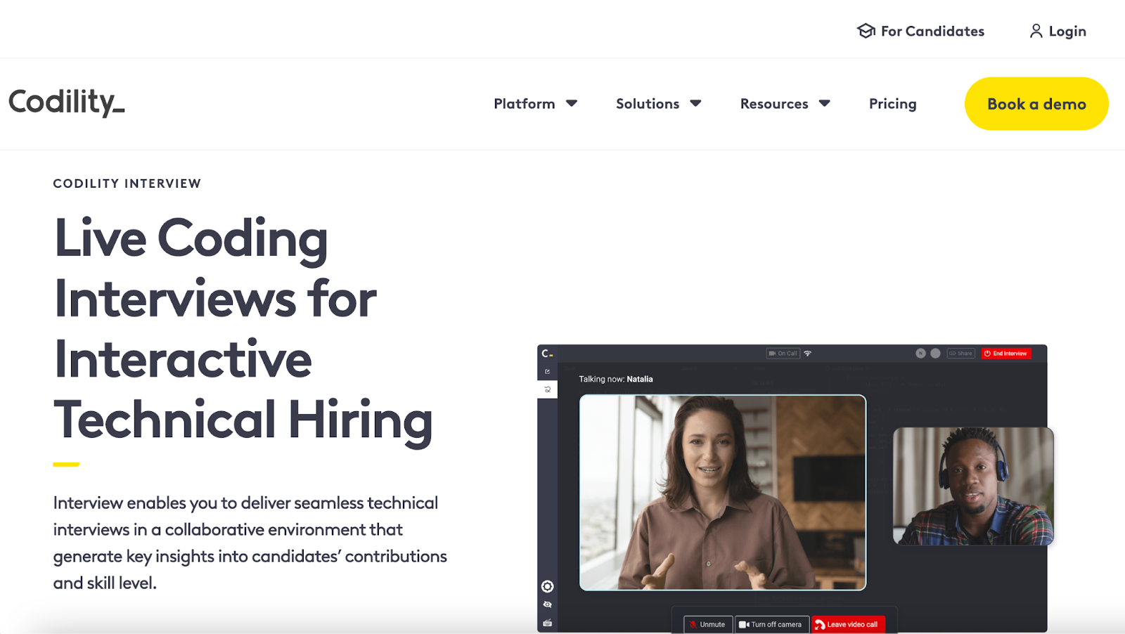 Support standardized and free-flowing workflows with Codility Live