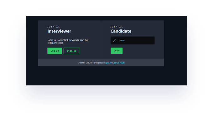 FaceCode interview scheduling screen showing streamlined invite link generation — biggest changes on FaceCode scheduling flow
