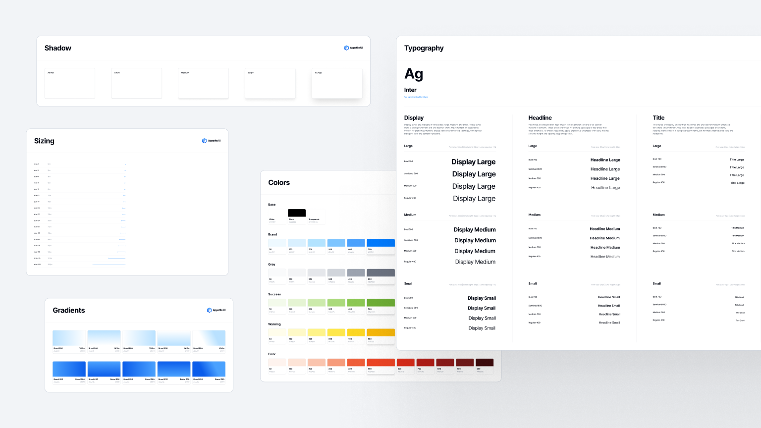 Foundation Pages in Figma Design System