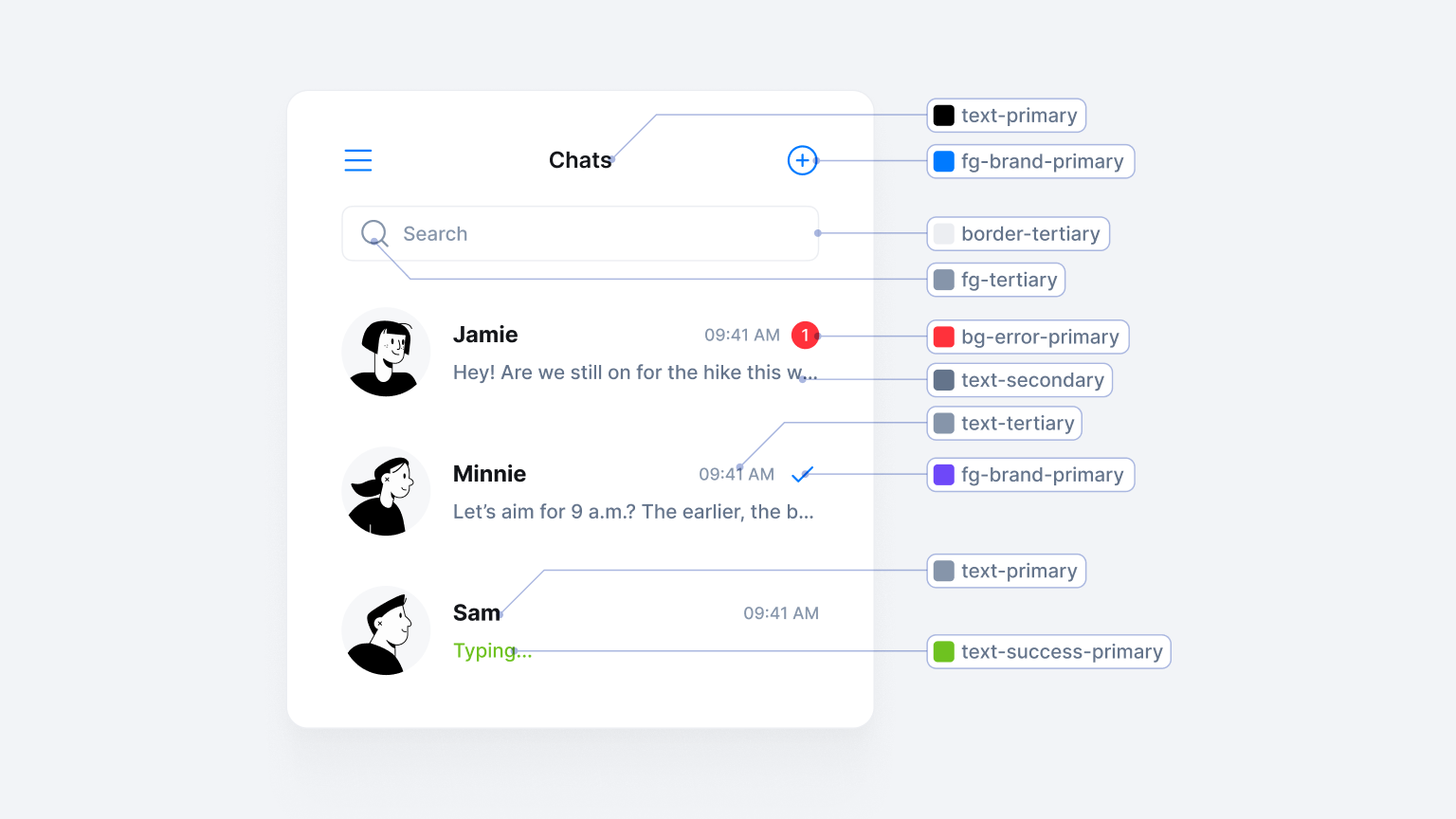 Figma Ticketing of Color System