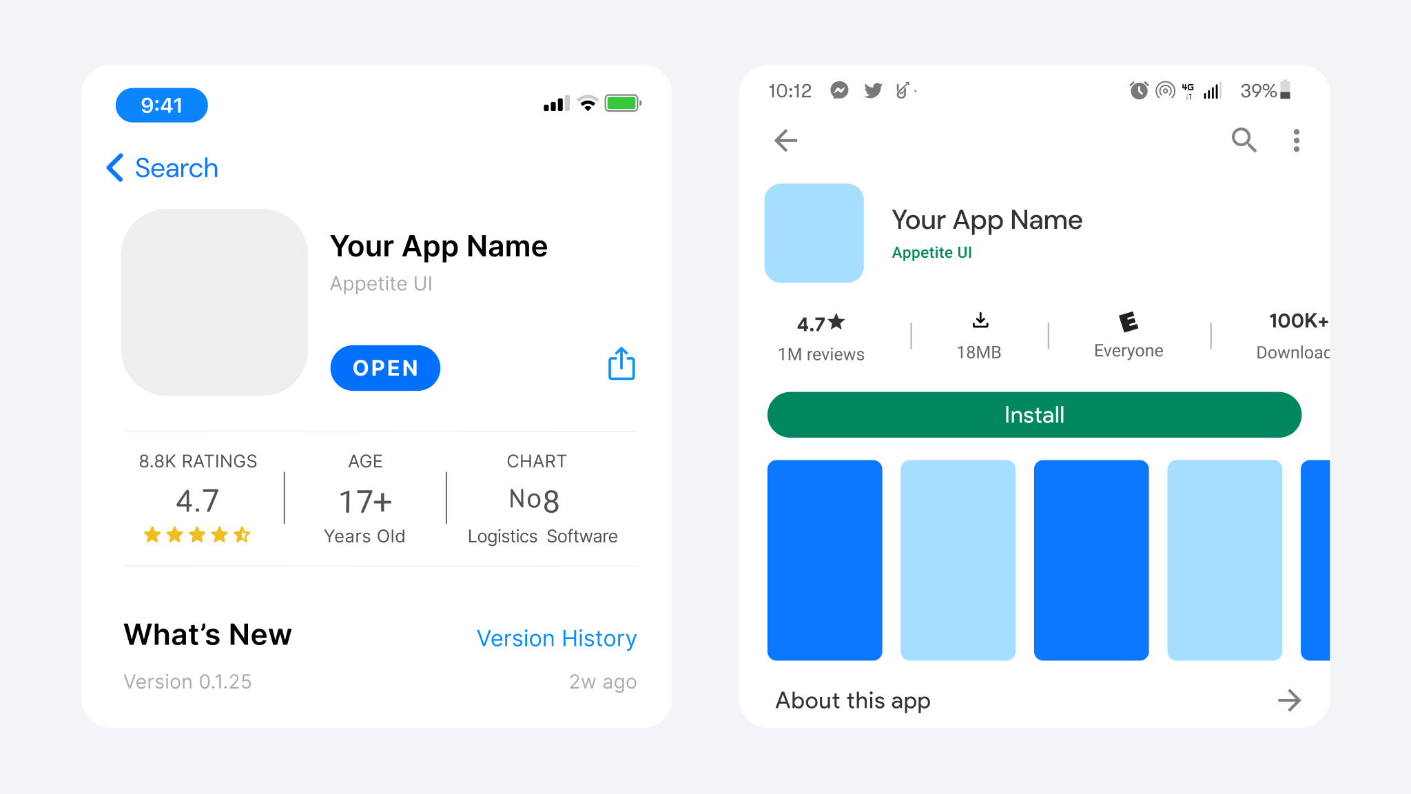 Setting App to App Stores – Google Play and IOS