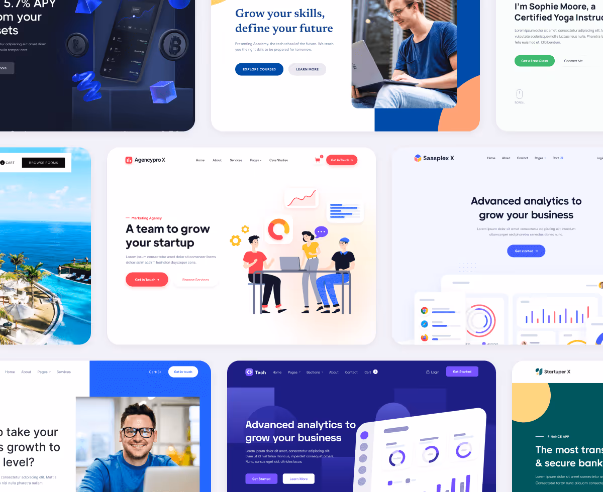 Optic X - Brix Templates - Optician Webflow Template