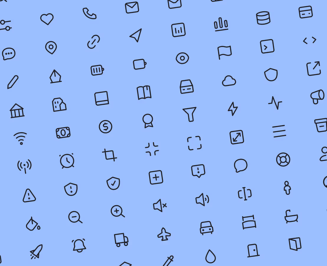 Optic X - Custom Icon Set - Optician Webflow Template