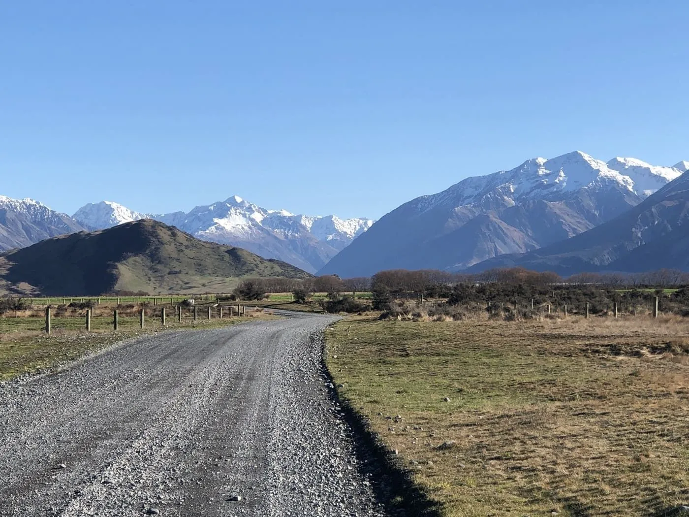rakaia gorge new zealand landscape