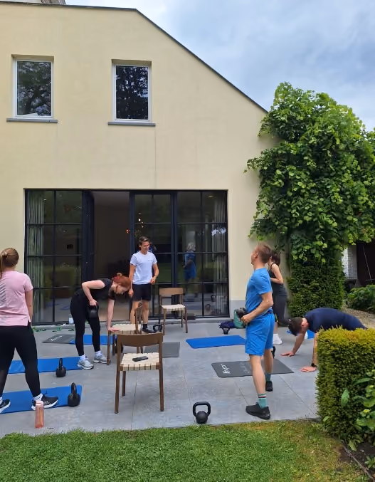 Foto van een bedrijfstraining