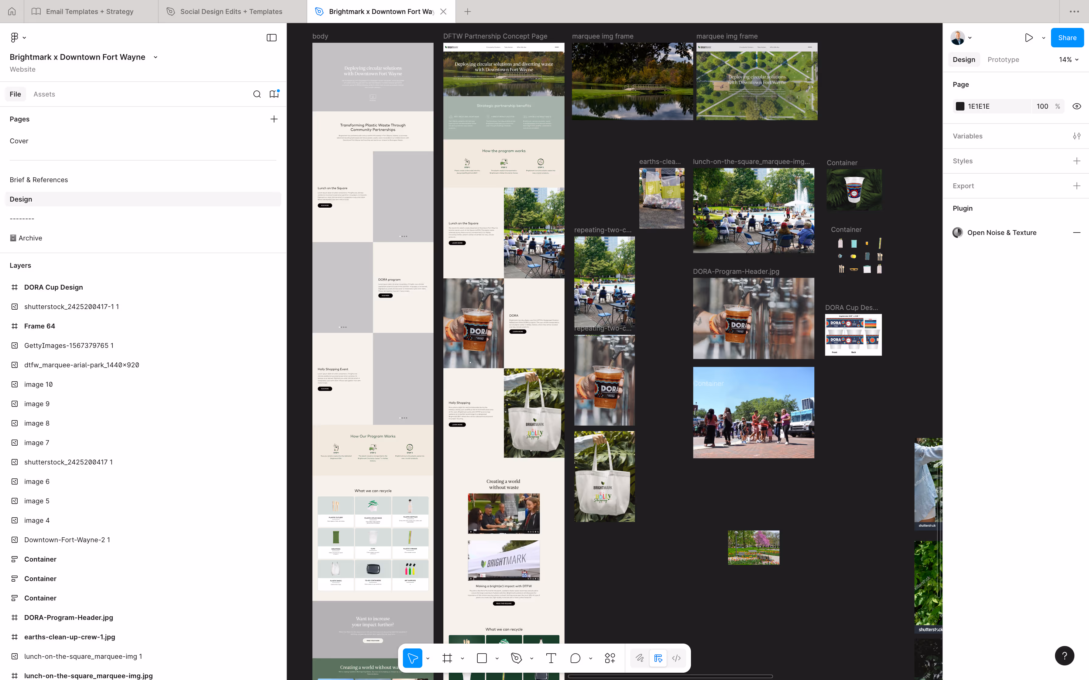 Dashboard mockup