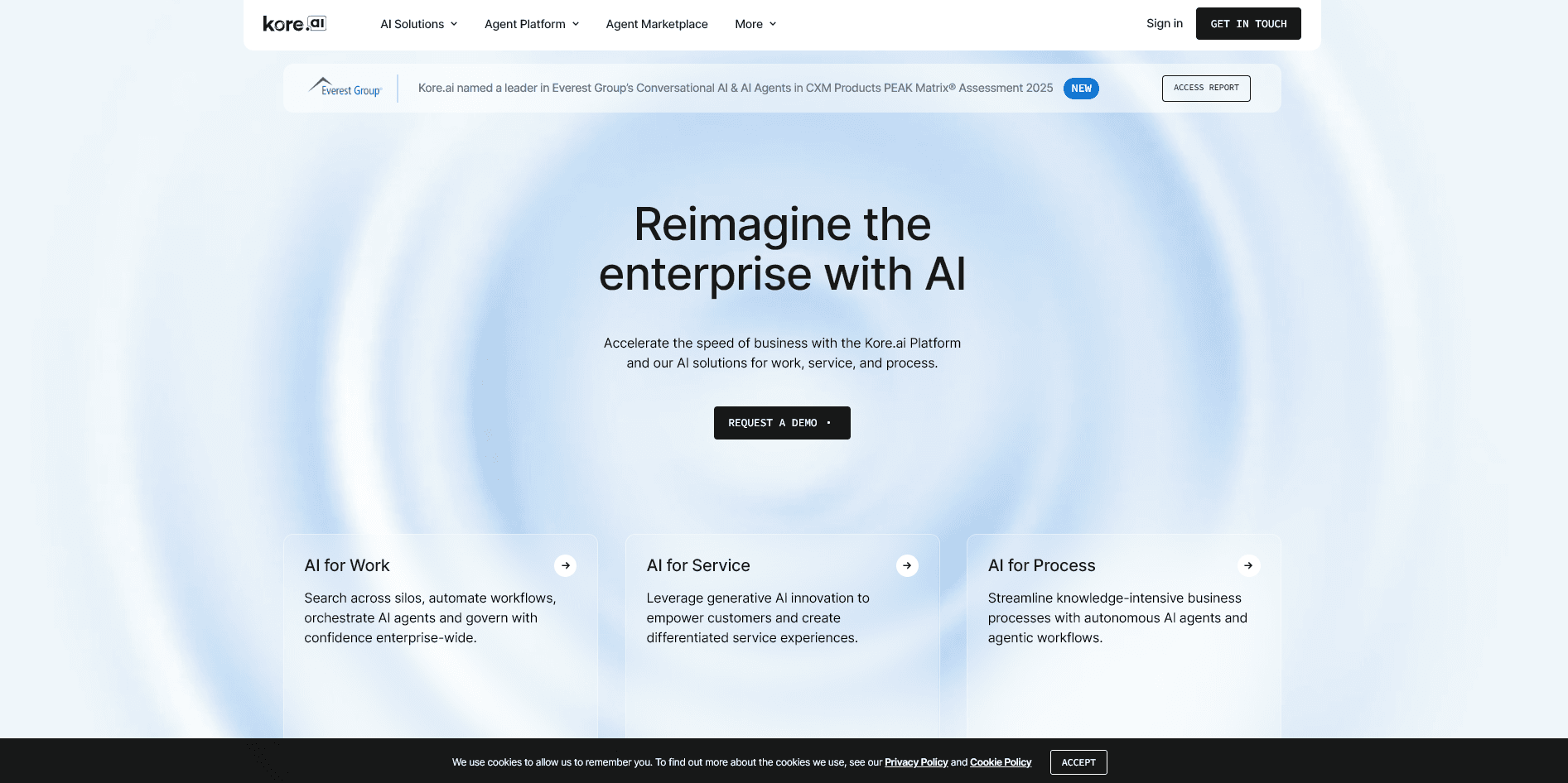 Kore.ai insurance accelerators with authentication and telephony blocks