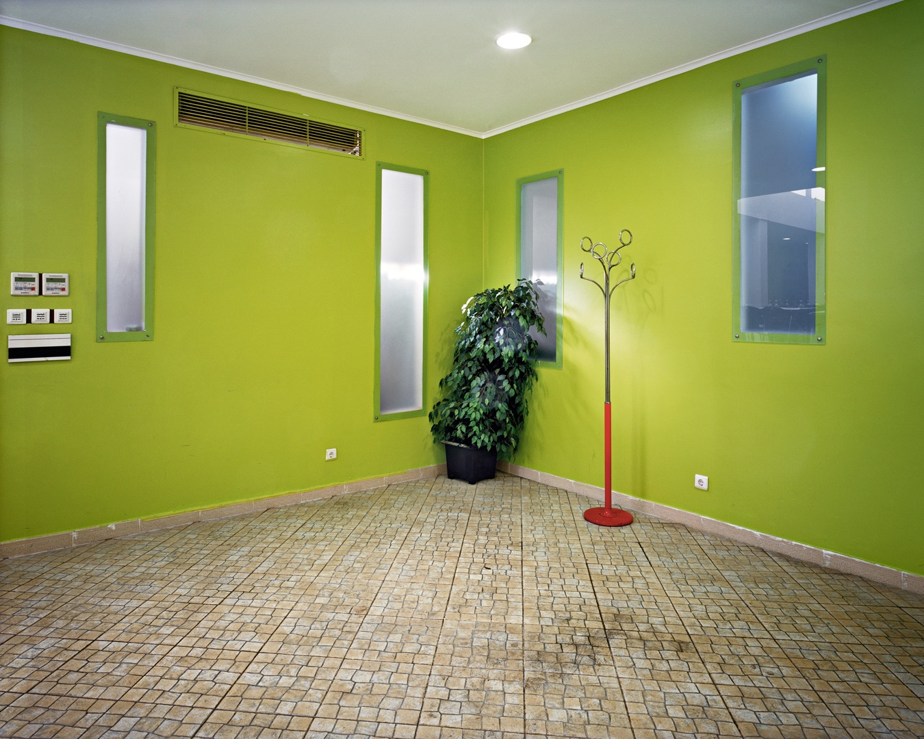 Waiting area with chairs