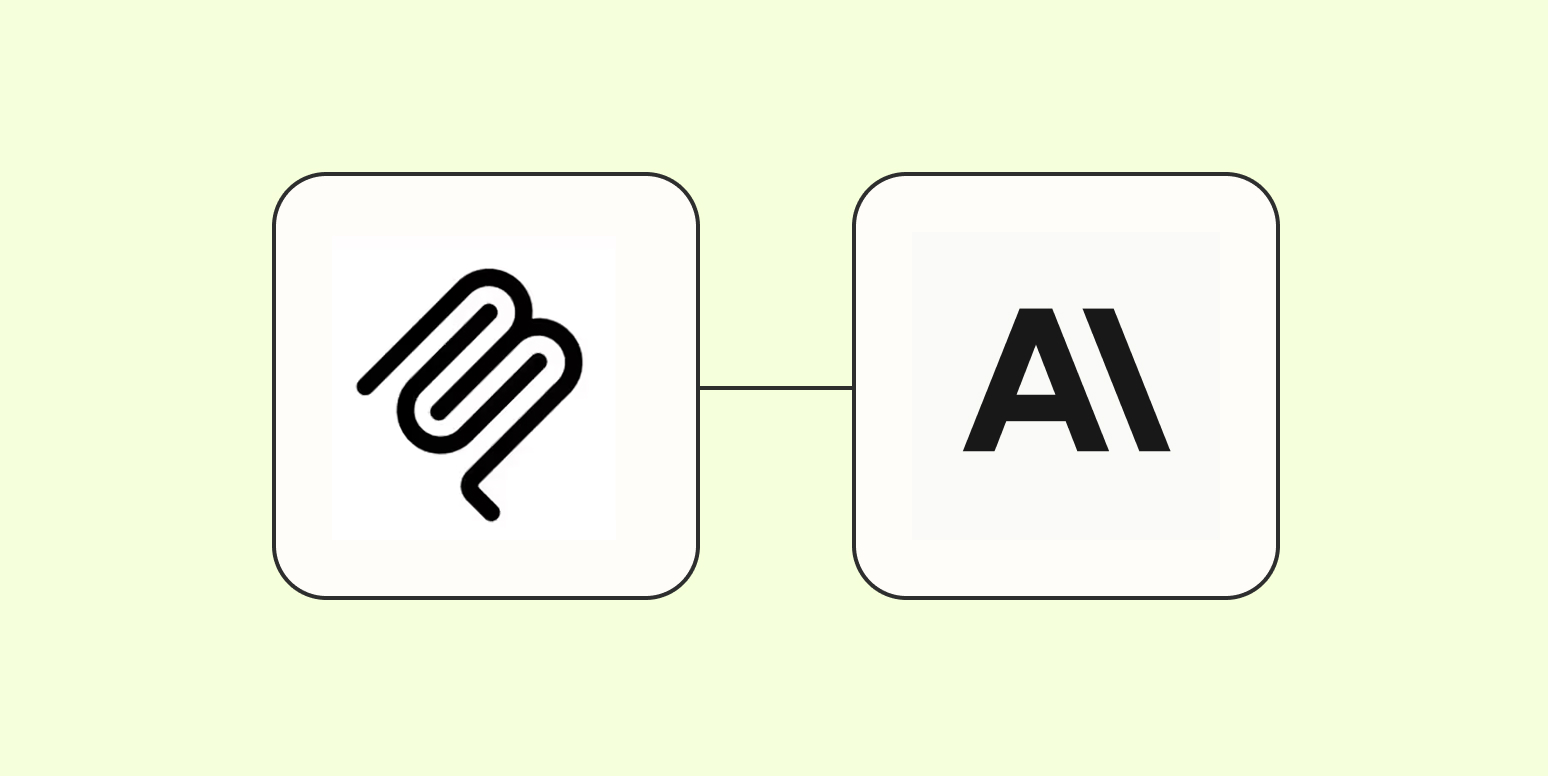 Zapier and Claude AI integration interface
