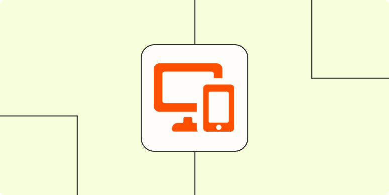 Phone and laptop displaying website