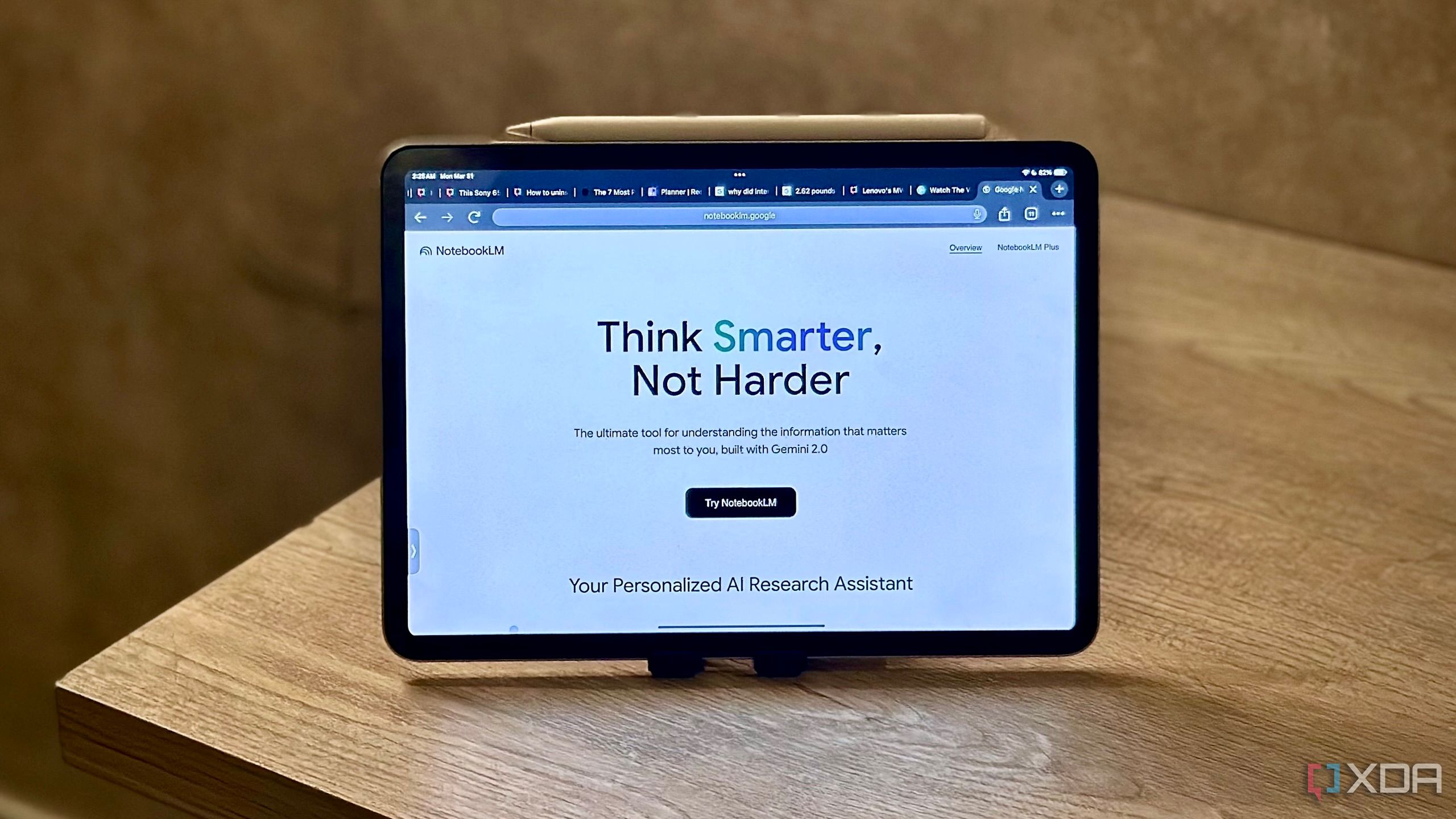 NotebookLM sign-up page