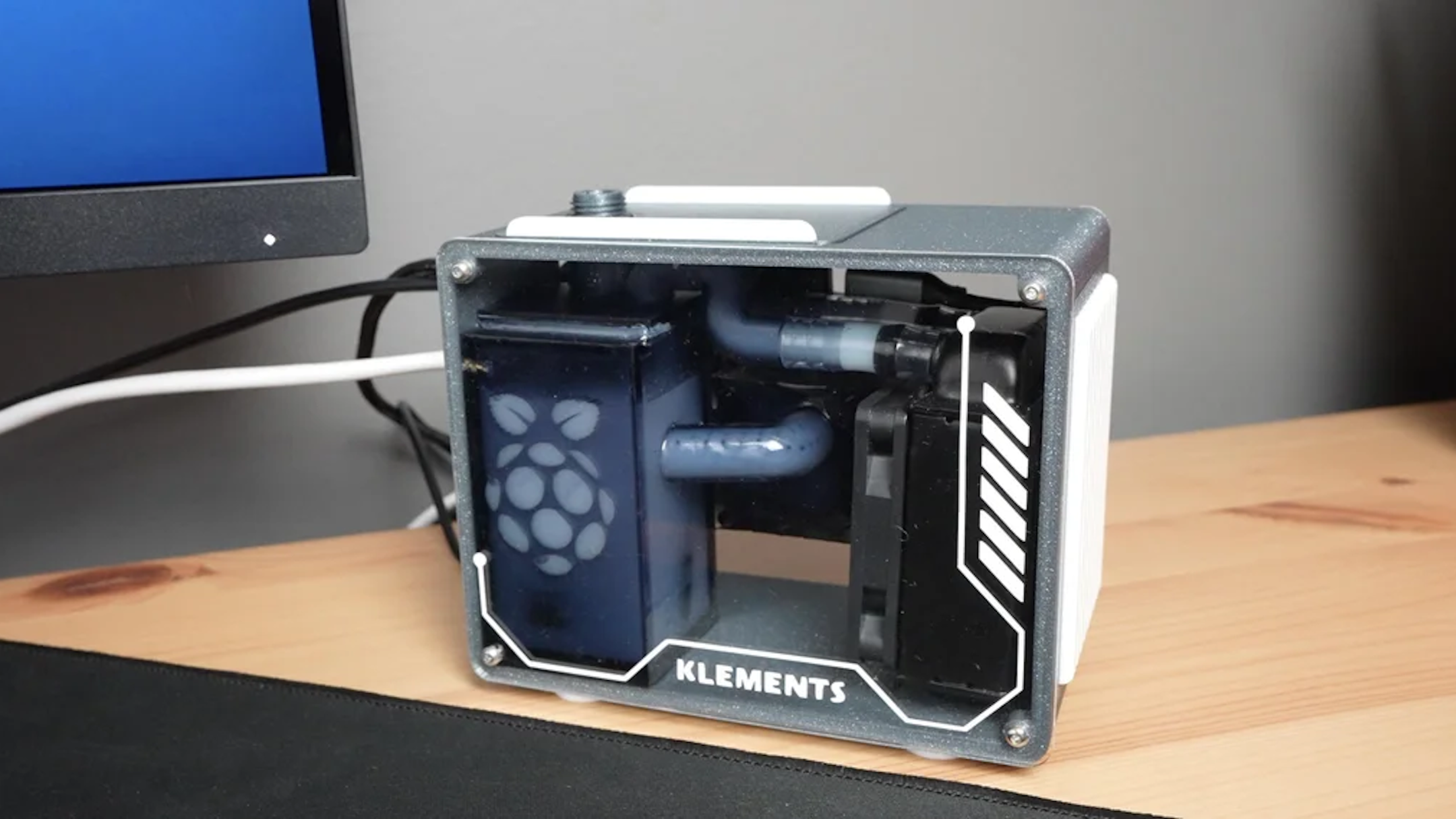 Watercooled Raspberry Pi setup