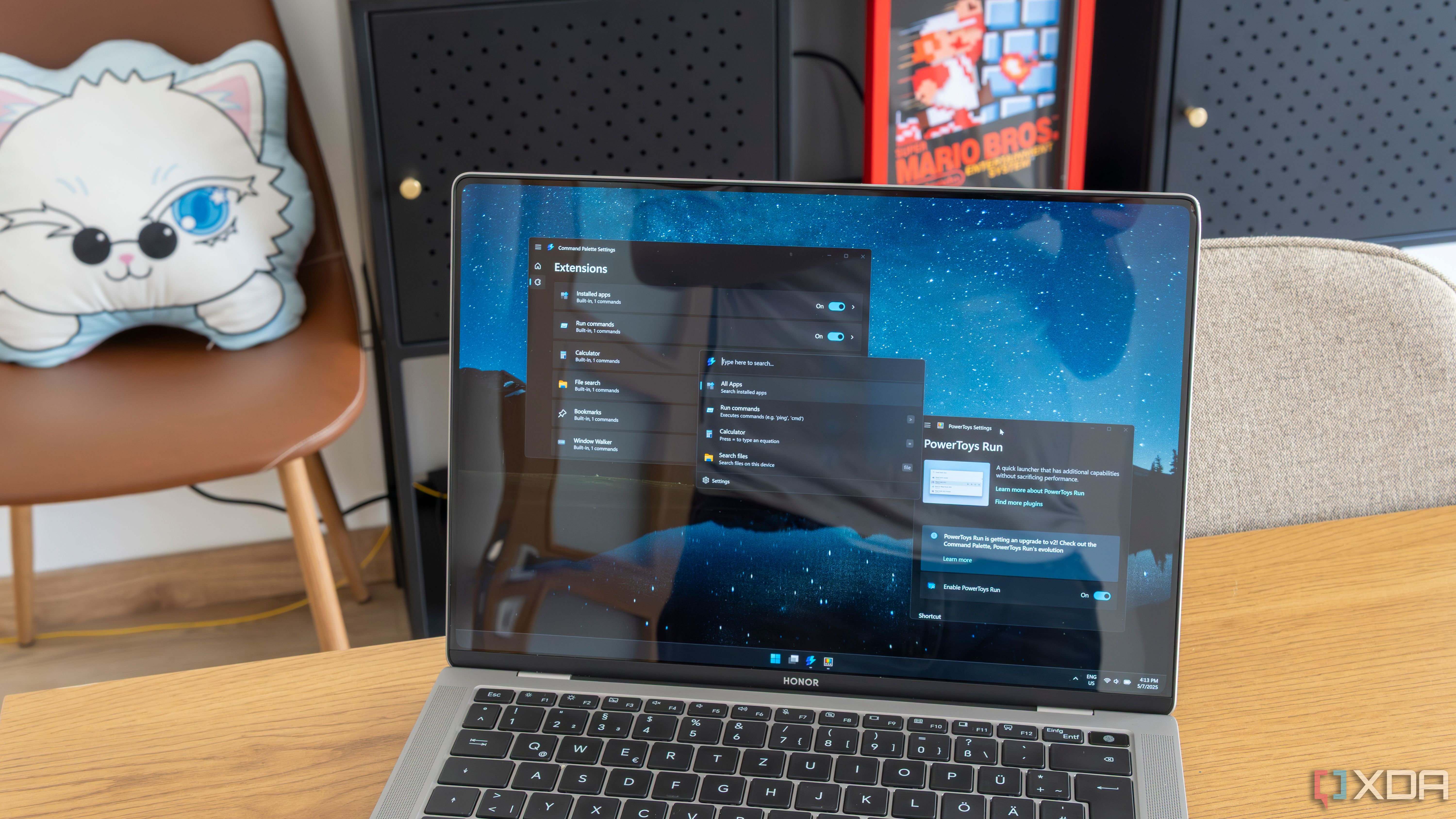 Person using AI-powered task management app on computer