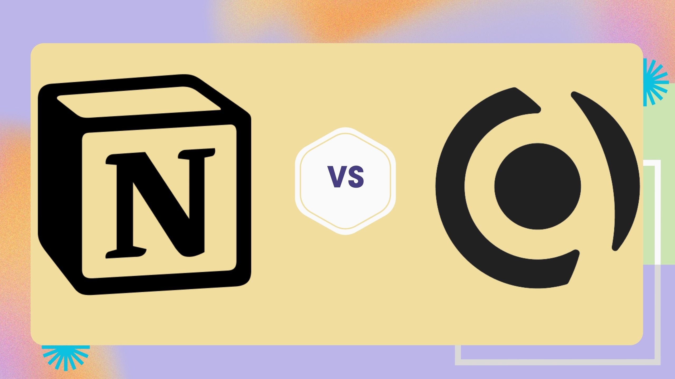 Screenshots comparing Notion and Capacities interfaces