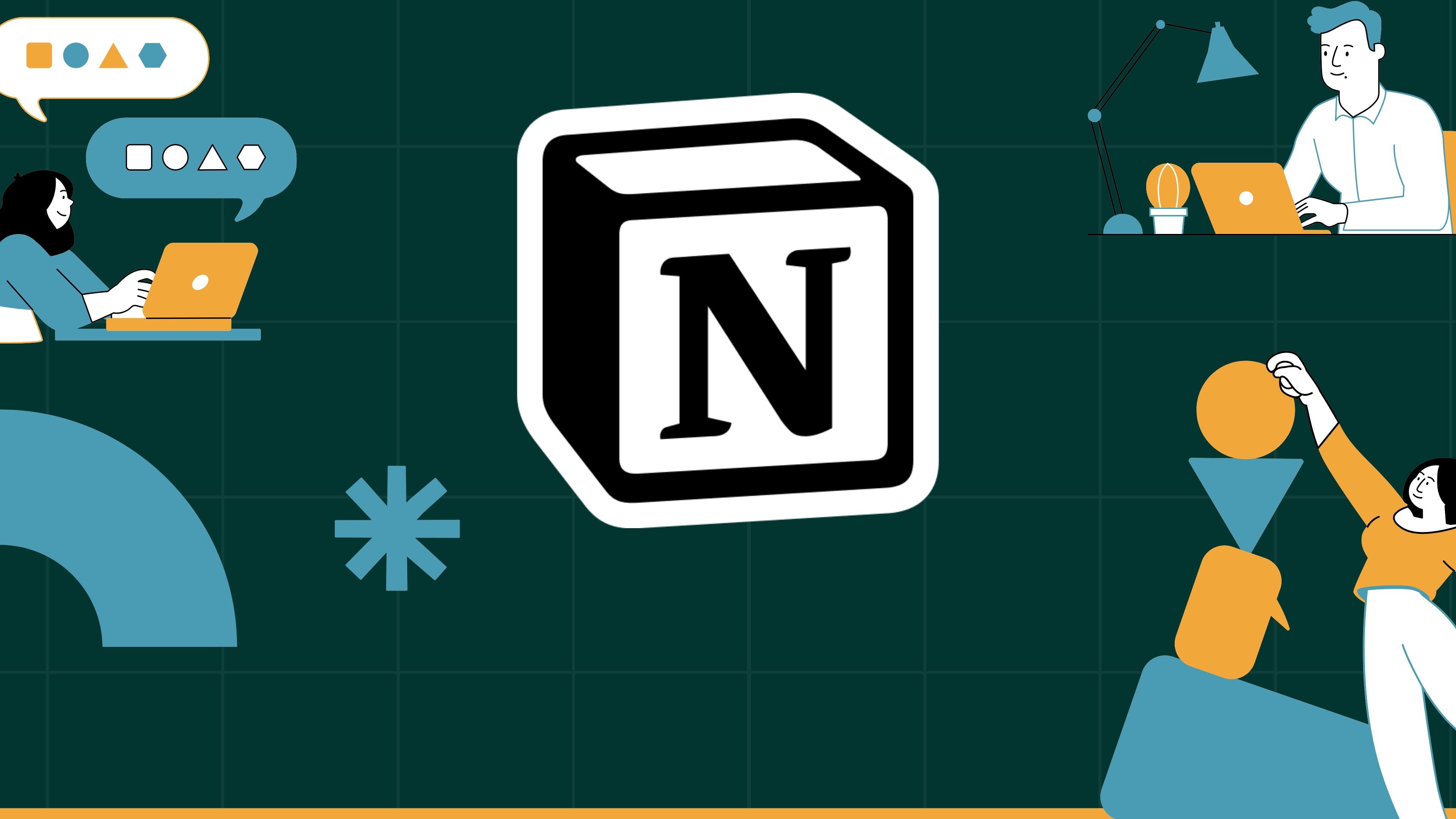 Person working in Notion with AI tools visible