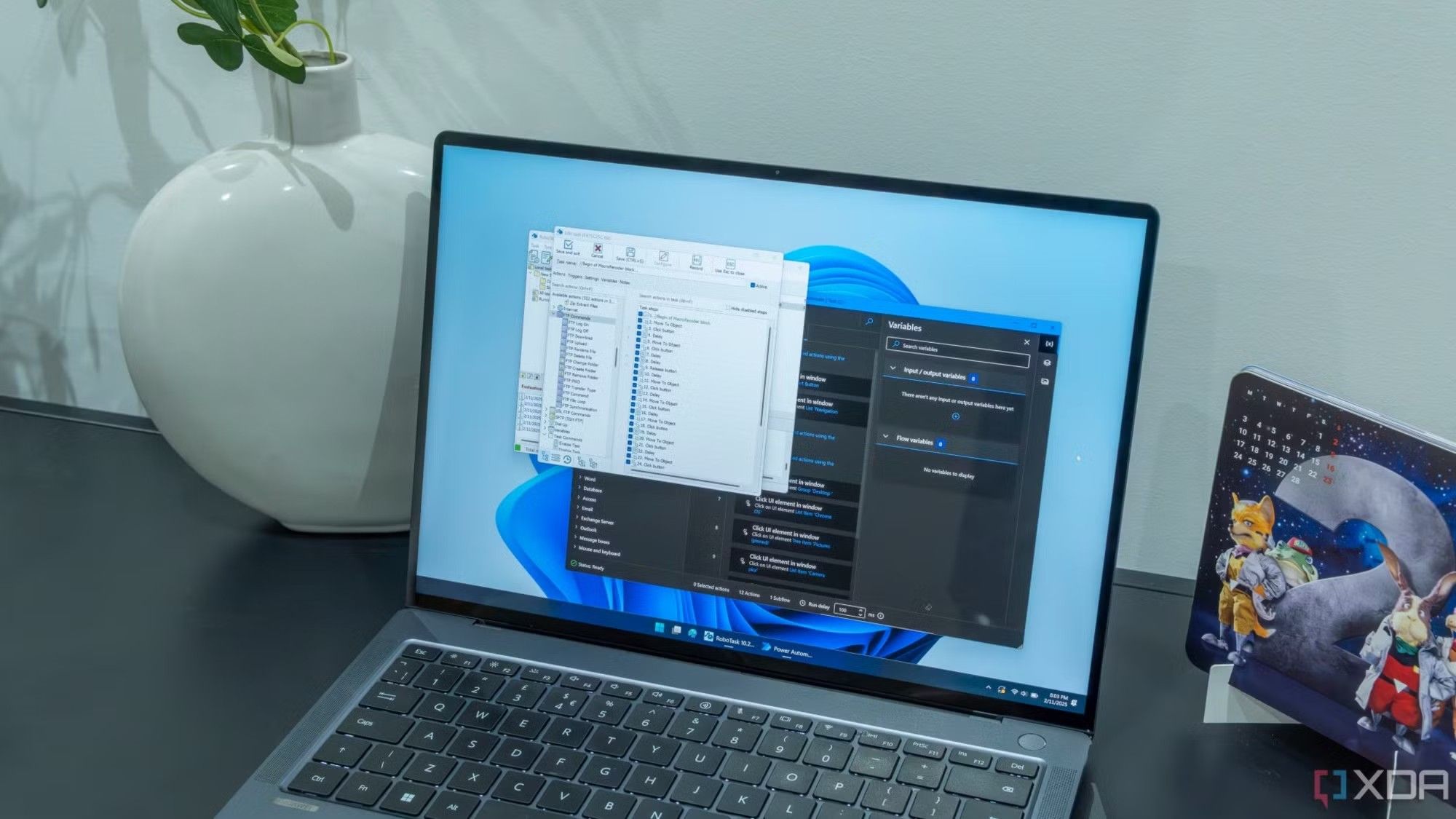 Windows laptops transferring data
