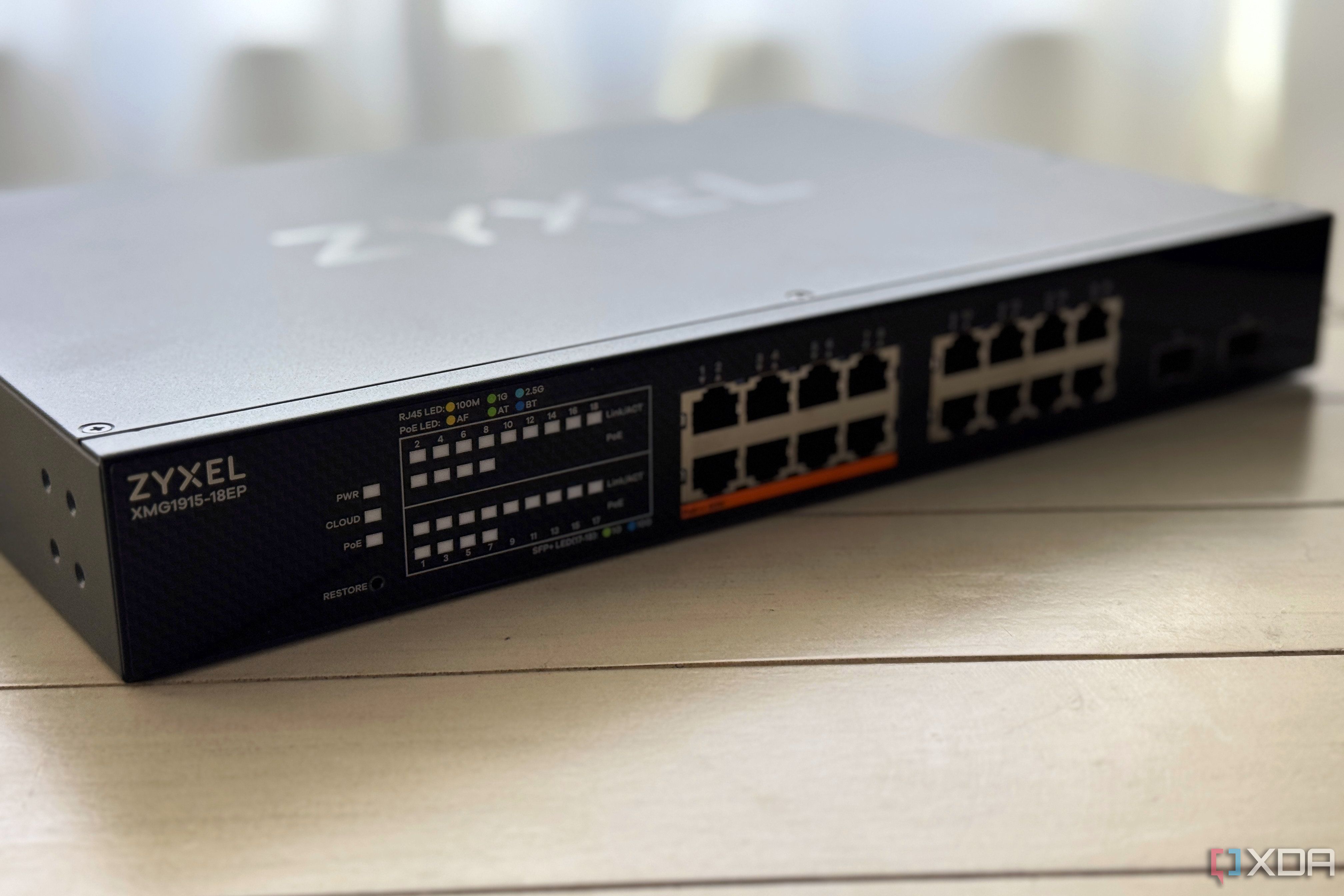 Managed switch for VLAN segmentation in a smart home network.