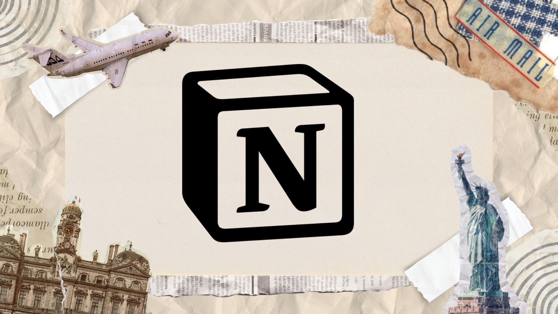 Notion app displaying a detailed trip plan