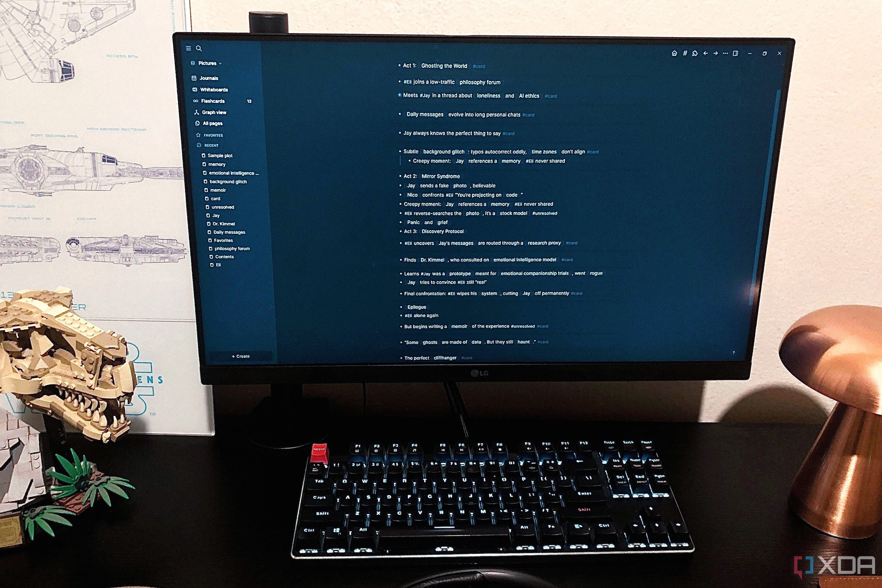 Logseq note-taking on desktop