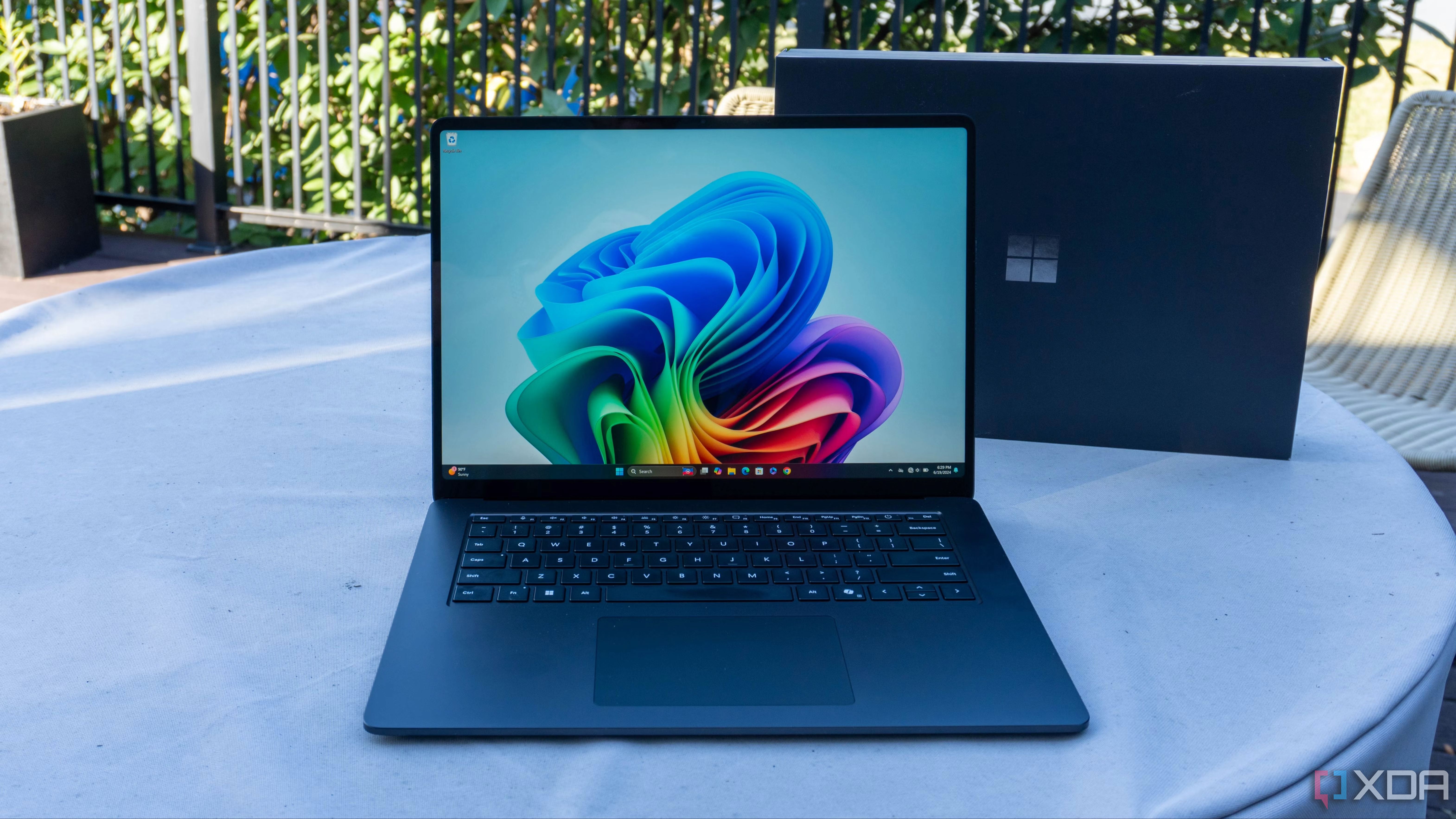 Surface Laptop in use