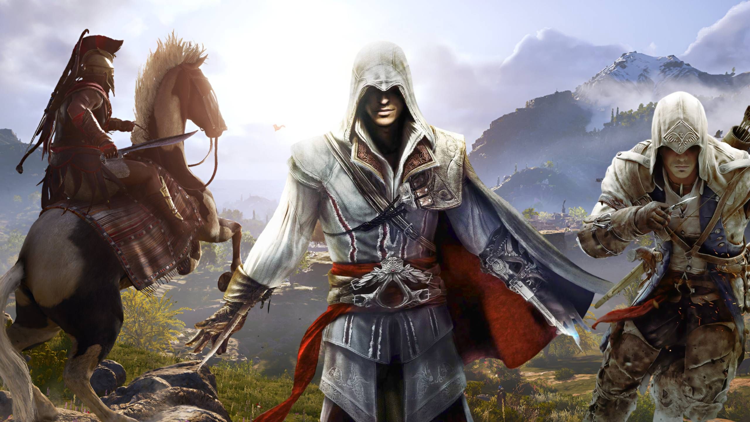 Action scene from Assassin's Creed