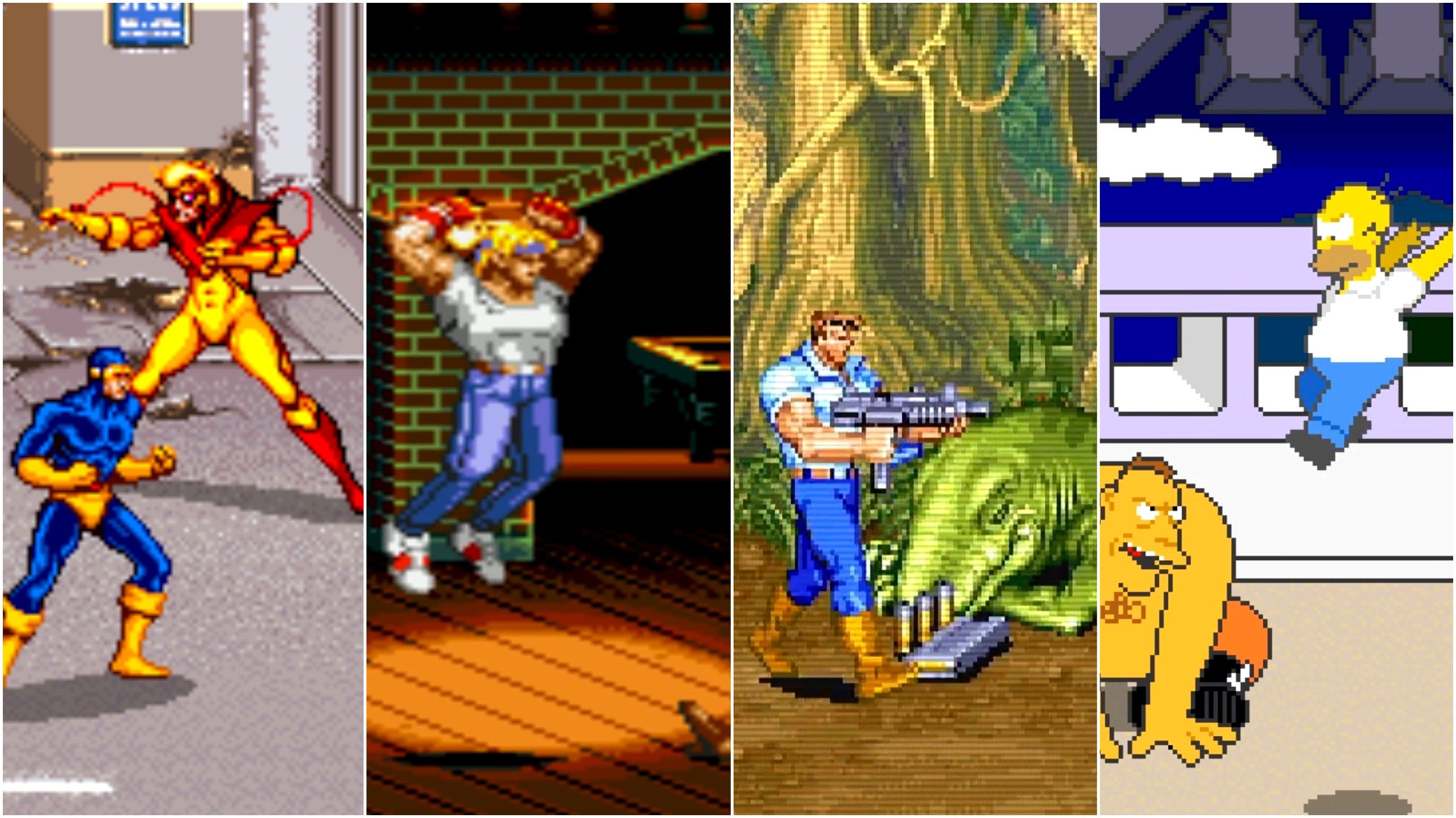 Classic arcade games setup