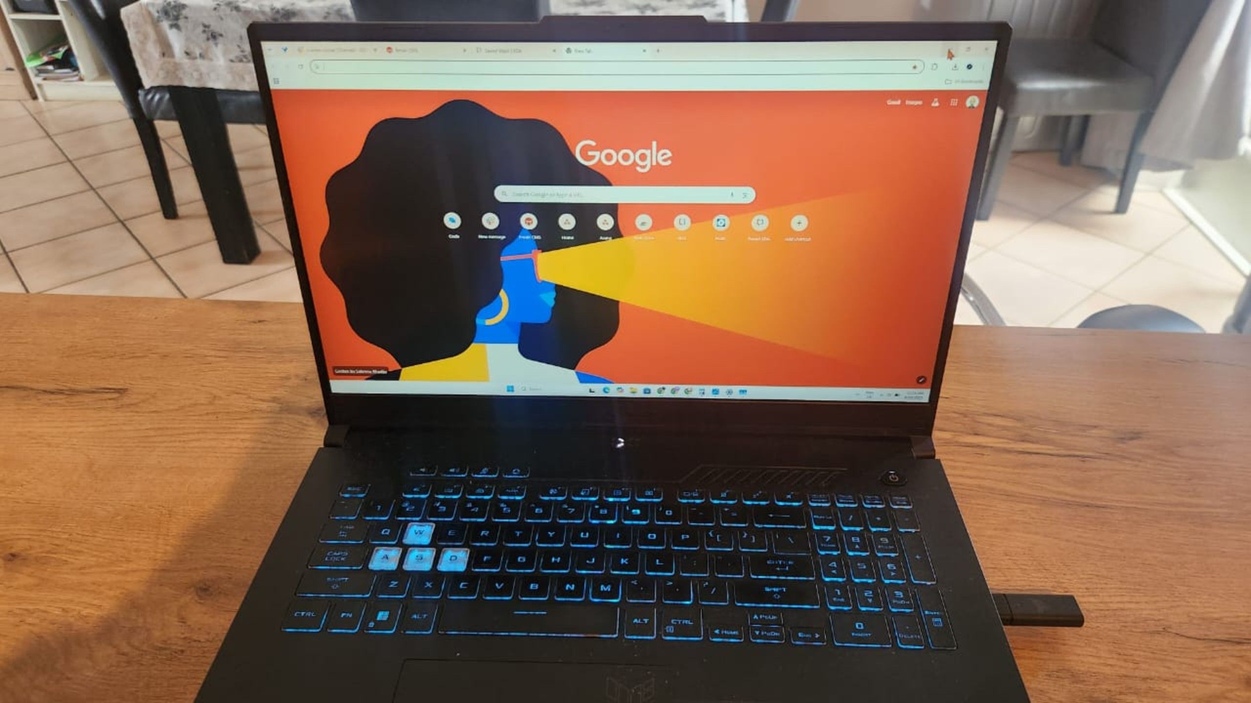 Chrome extension digital wellness illustration