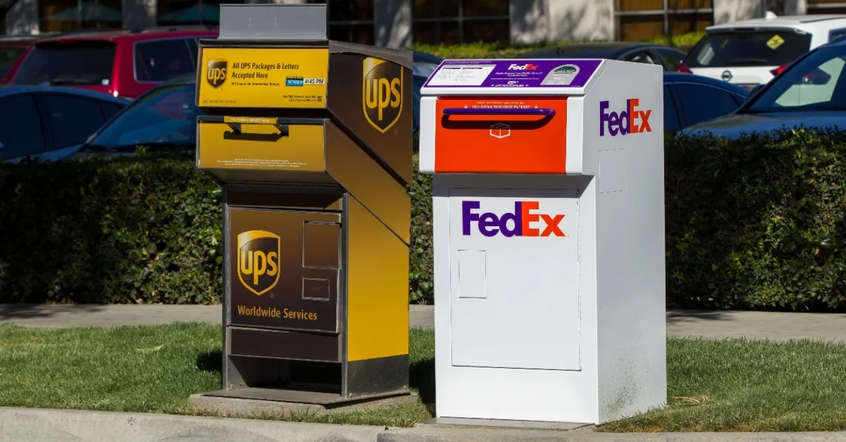UPS fedex