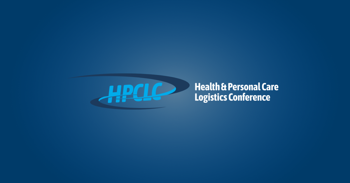 HPCLC conference logo over dark blue background