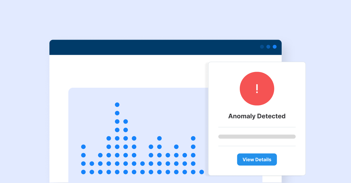 Anomaly detected pop-up message