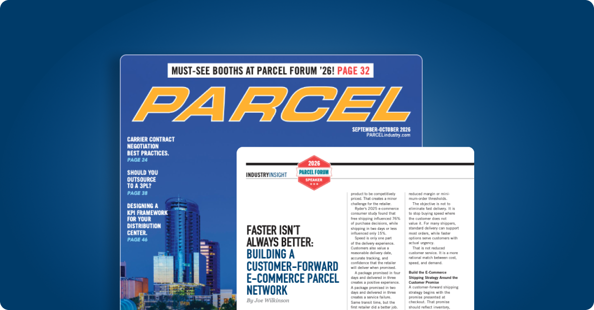 Faster Isn’t Always Better: Building a Customer-Forward E-Commerce Parcel Network by Joe Wilkinson