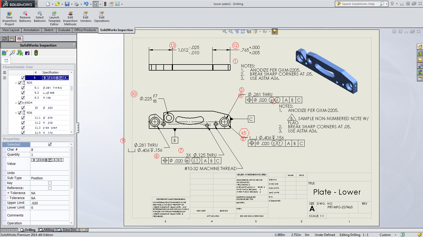 SOLIDWORKS Inspection’da AQL Nedir