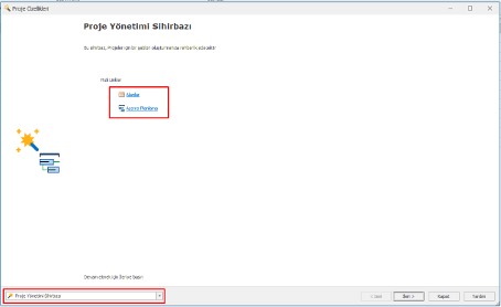 SOLIDWORKS MANAGE Ara Alan Türü