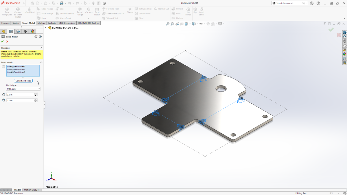 Sac levhalarda çentik ataması