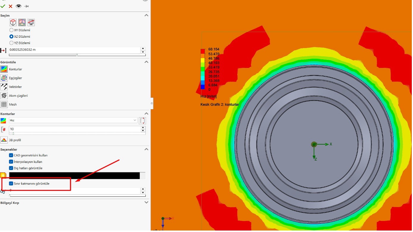 SOLIDWORKS Flow Simulation Sınır Tabakası ve Y-Plus İncelemesi