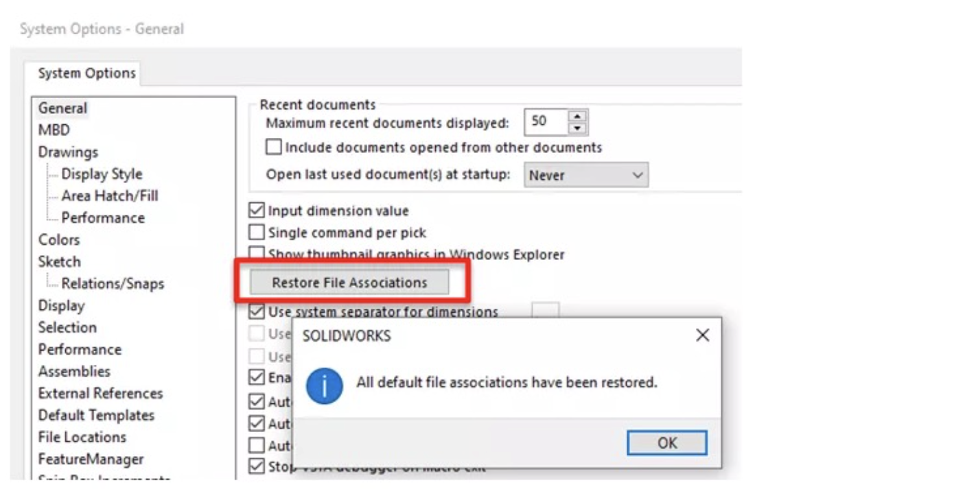 SOLIDWORKS PDM Dosya İlişkilendirmelerini Düzeltme