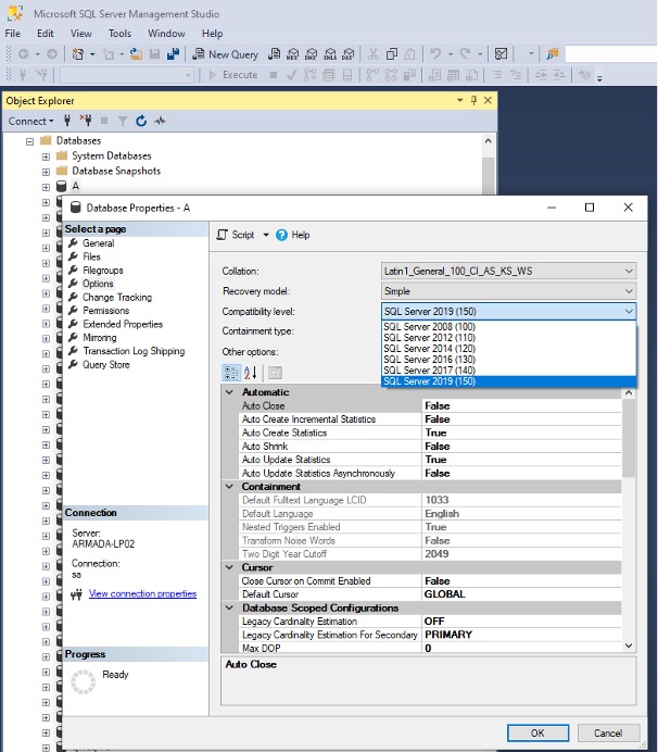 SOLIDWORKS PDM SQL Veritabanı Uyumluluk